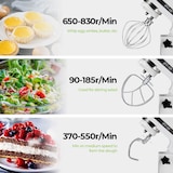 thumbnail of Batidora planetaria 7 litros con 3 ganchos de batido,mezclado y amasado