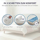 thumbnail of Mister Sandman Gelschaum Topper 180x200 cm – 7-Zonen Gelife Gelschaum, 8 cm Höhe, kühlend, atmungsaktiv, Tencel Lyocell , Made in Germany