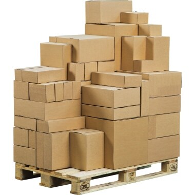 ColomPac Versandkarton Eurobox CP154.202010 194x194x87mm braun