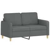 thumbnail of vidaXL 2-Sitzer-Sofa Dunkelgrau 120 cm Stoff