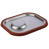 thumbnail of APS 80024  Couvercle bac gastro inox hermétique GN 1/2 - 32,5 x 26,5 cm
