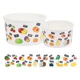 thumbnail of Eisbecher aus Pappe + PE, Motiv "FRUITS" - Kapazität: 350 ml / 12 oz -  1200 Stück