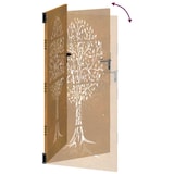 thumbnail of vidaXL Poort 85x200 cm boomontwerp cortenstaal