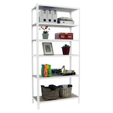 thumbnail of SimonRack Schwerlastregal 2500x900x500 mm, 6 Ebenen, Holzböden, 150 kg Tragkraft pro Ebene, Weiss - Maderclick