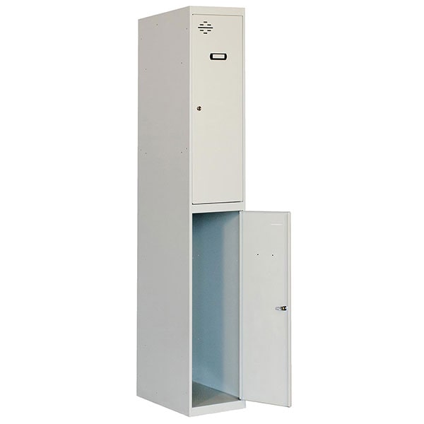 SimonRack Armadietto Spogliatoio in Metallo a 1 Porta, 1800x400x500, Grigio - Simonlocker