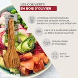 thumbnail of Couverts à salade Fackelmann Édition Bois d'olivier