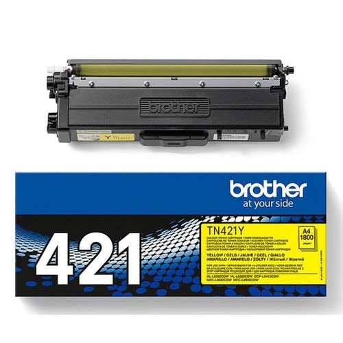 Brother TN421 Amarillo Cartucho de Toner Original - TN421Y