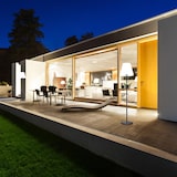 thumbnail of Lumisky Lampada da terra solare STANDY SOLAR H150CM Acciaio grigio