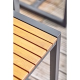 thumbnail of METRO PROFESSIONAL Tavolo da bar Modano, legno di acacia/acciaio, 70 x 70 cm, quadrato, marrone/nero