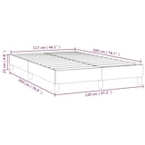 thumbnail of vidaXL Bettgestell ohne Matratze Schwarz 120x200 cm Samt