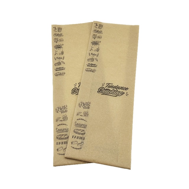 Sachet panini en papier 105x40x320 par 500 pièces JORIDEAL