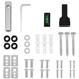 thumbnail of tectake Supporto da installazione a parete per monitor 26-55″ inclinabile girevole - nero - 402609