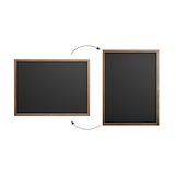 thumbnail of ALLboards Lavagna nera da gesso in cornice di legno 120×90 cm