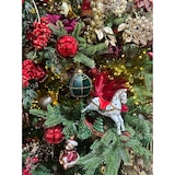 thumbnail of 20 Weihnachtskugeln 6cm Glas Christbaumkugeln Weihnachtsbaumkugeln rot