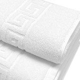 thumbnail of Pack 6 Toallas Blancas Hostelería  450 gr Greca | Ducha 70x140 cm – ITEXA