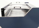 thumbnail of Romux® Kühltheke für Feinkost mit Niedrigem Gebogenem Glas Schwarz 350 Liter Umluftkühlung 150 cm | Professionelle Kühlvitrinen