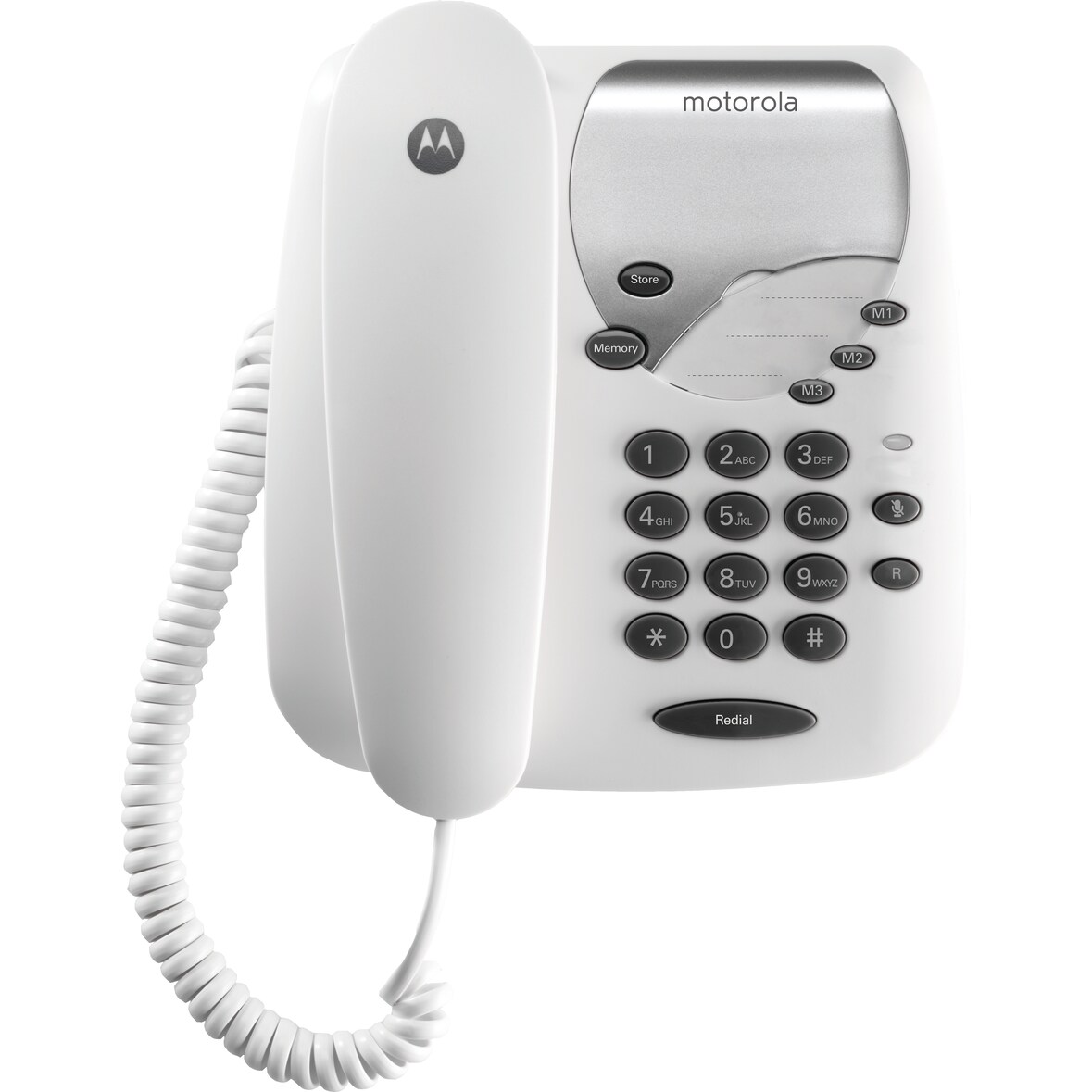 Motorola CT1 Branco Telefone com fio, chamadas contínuas, função mudo – Branco