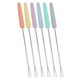 thumbnail of 6er Set Fonduegabeln Fonduespieße Fonduebesteck Party Gabeln Spieße