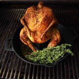 thumbnail of SANTOS BBQ gusseisener Brathähnchen-Bräter ø 28 cm