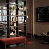 thumbnail of Zafferano - Filo Stehleuchte, 200° schwenkbar, lackiertes Metall, E27-Glühbirne max. 60 W enthalten, H 231 cm - Schwarz