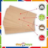 thumbnail of DayBays 50 Stk. Blockbodenbeutel 15+9x28 cm Braun