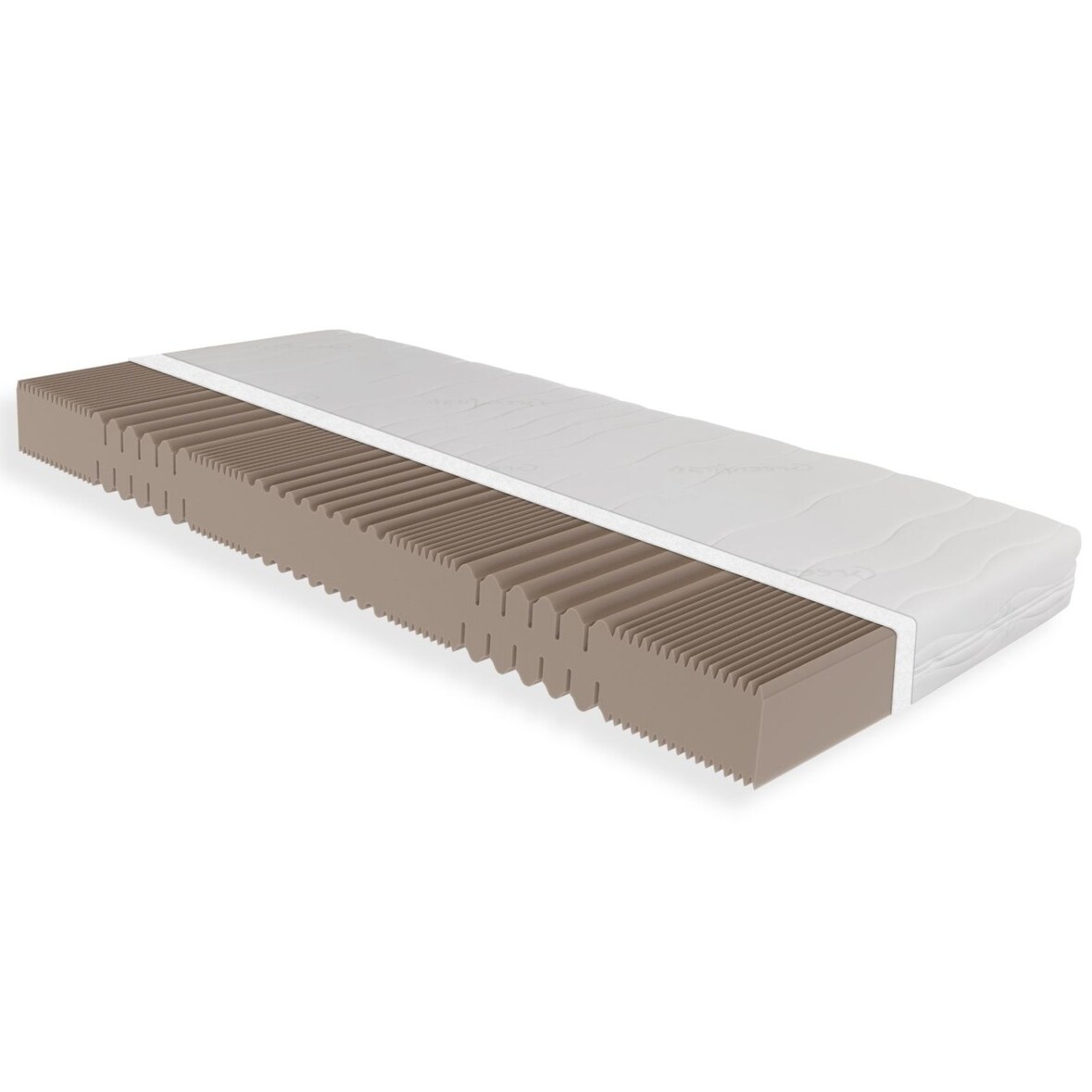 Matratze 100x200 cm, Höhe 18cm,  hochwertiger Bezug aus GREENFIRST Doppeltuch, Kaltschaummatratze 100x200, Härtegrad H4 - bis 150kg, atmungsaktiv