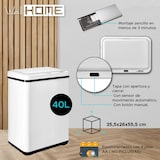 thumbnail of WellHome - Cubo de Basura Inteligente 40L en color Blanco 35,5x26x55cm - Apertura Automática/Manual