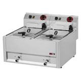 thumbnail of Elektro-Fritteuse 2x 8 Liter Becken Ausführung 400 Volt - Tischgerät