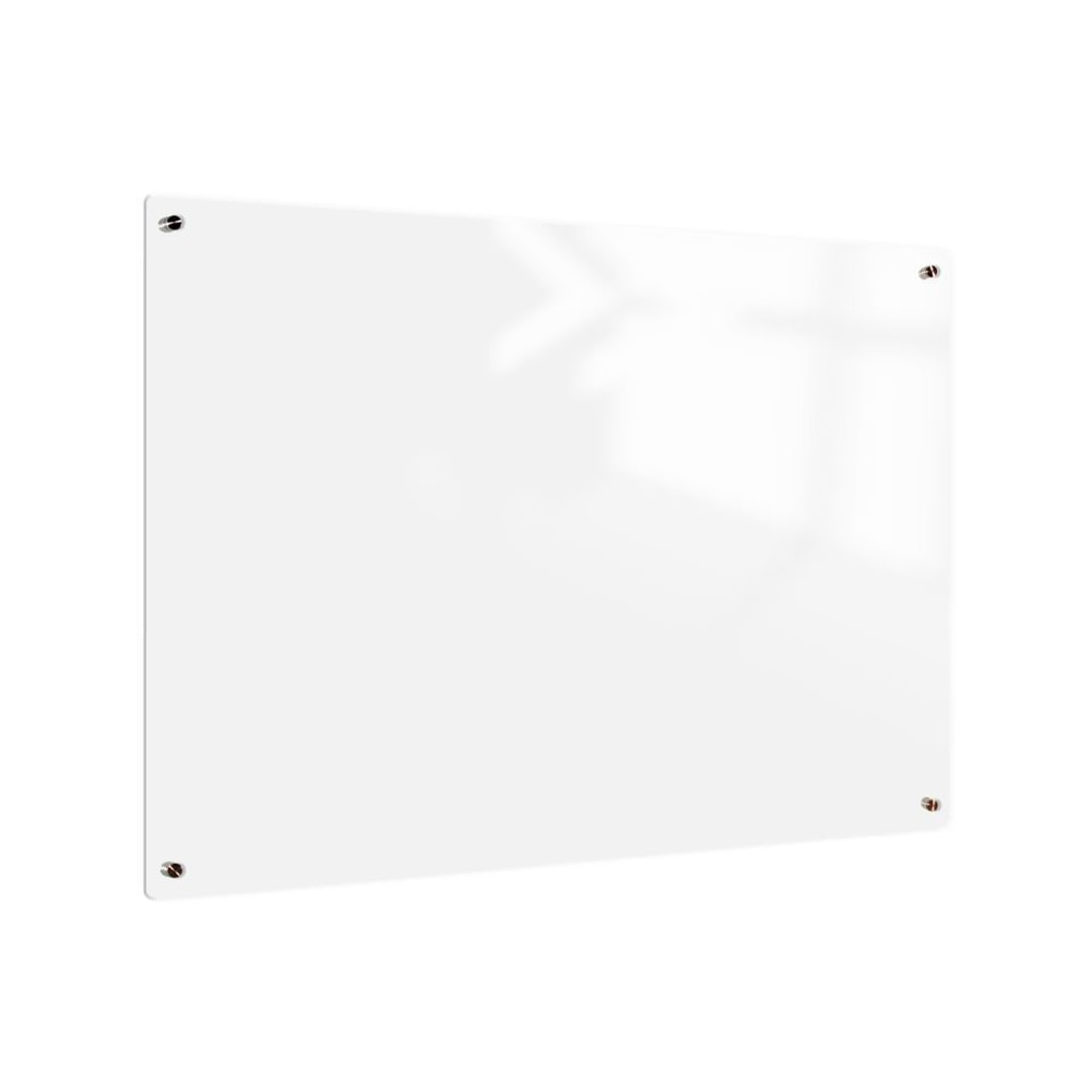Frameless glassboard Premium - Transparant - 90x120 cm