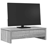 thumbnail of vidaXL Monitorständer mit Schubladen Grau Sonoma 50x27x15 cm