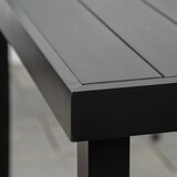 thumbnail of Mesa de Jardín Rectangular Mesa de Comedor Exterior para 6 Personas con Encimera de Listones y Estructura de Aluminio para Terraza Balcón 140x90x74 cm
