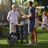 thumbnail of WellHome - Ahumador BBQ de Ø40x78cm con 2 parrillas y termómetro