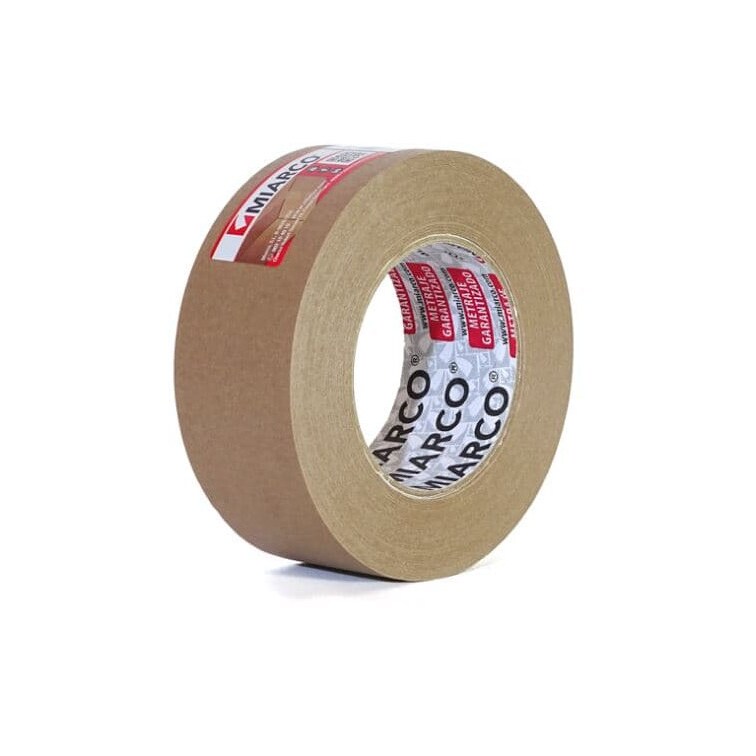 MONOUSO - Fita Adesiva Papel Kraft Ecologica 4,8cmX80m (1 Ud)