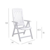 thumbnail of garbar BLANES Fauteuil Multipositions, Extérieur Set 2 Blanc