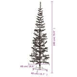 thumbnail of vidaXL Kerstboom smal 180 cm zwart