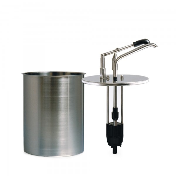 Gastroback Hebeldosierspender mit zyl. Behälter, 10 L, Artikel-Nr.: CRS-DU-10