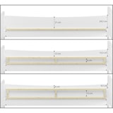 thumbnail of Weißes Holzbett Seniorenbett extra hoch 160 x 200 Zubehör wählbar V-60.44W-16 Rollrost inkl.
