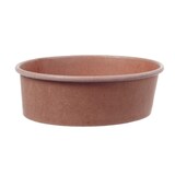 thumbnail of 250x Salatschalen Feinkostschalen braun aus Pappe mit PLA beschichtet  500ml