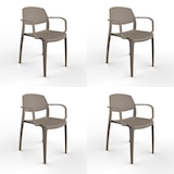 thumbnail of Resol SMART Poltrona Interior, Exterior Set 4 Chocolate