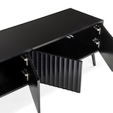 thumbnail of Mueble TV Lluvia 4 puertas color Negro, 160 cm lardo