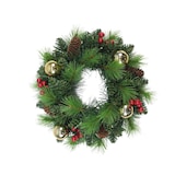 thumbnail of LED-Weihnachtskranz "NOEL" gold