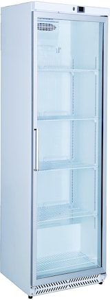 thumbnail of GastroHero Kühlschrank SRH40G | 380 Liter | Lagerkühlschrank mit Glastür | LED-Beleuchtung | abschließbar | digitale Temperaturregelung 0-8°C