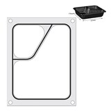 thumbnail of Matrijs voor sealmachine HENDI, een tweedelige Colt-container (227x178 mm)