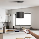 thumbnail of CIARRA A+ 550m³/h Inselhaube Freihängend Dunstabzugshaube WiFi App Touch 4 Stufen Booster Umluft VM4838B