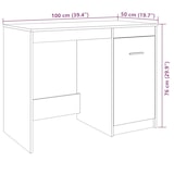thumbnail of vidaXL Schreibtisch Altholz-Optik 100x50x76 cm Holzwerkstoff
