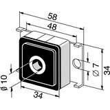 thumbnail of Somfy Schwingmetall-Gegenlager 9701333