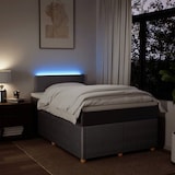 thumbnail of vidaXL Boxspringbett mit Matratze Taupe 120x190 cm Stoff