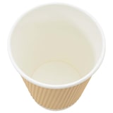 thumbnail of DELUKE® Gewellte Pappbecher Braun 1000 Stück Mit Deckel - 300ml Einwegbecher Getränkebecher Pappe Becher Einweg Kaffeebecher Teebecher Partybecher