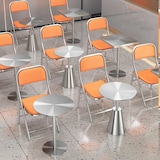thumbnail of Gastronomie-Edelstahltisch für Bar und Restaurant – Schlanke Ausführung – Runder Tisch Ø80×75cm【BXG-BY80】