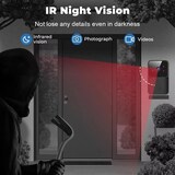 thumbnail of Interphone Vidéo HD Vision Nocturne WiFi Sans Fil Avec Application Tuya Blanc YONIS